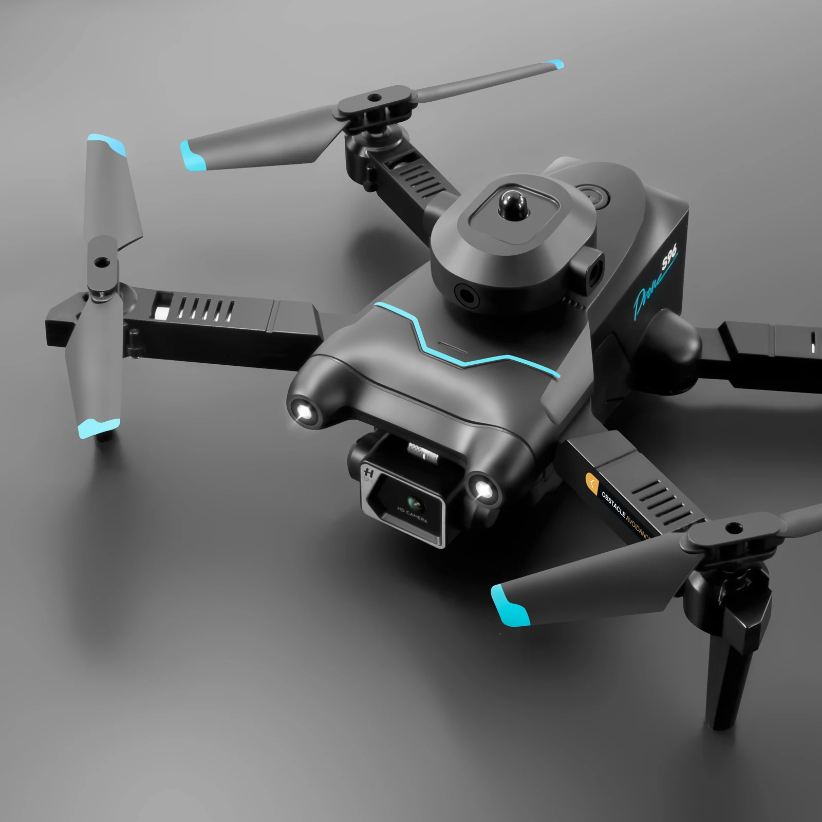 Складной Дрон S96 для обхода препятствий UAV оптический поток позиционирование HD-камера воздушная антенна один упор мини-Дрон начинающих