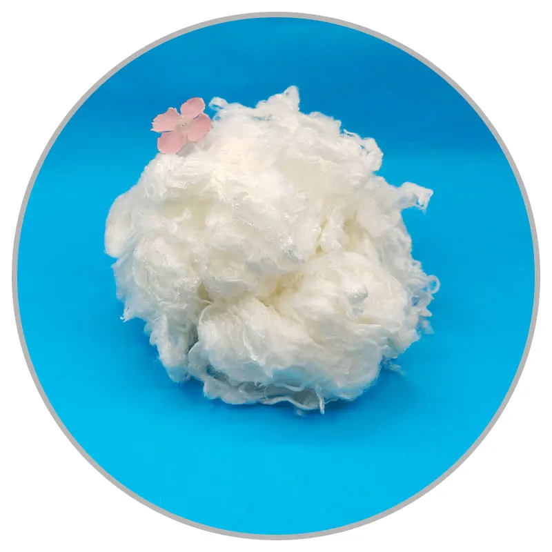 Чистый 1.2d * 38 мм вискоза стабильное волокно для нетканого материала
