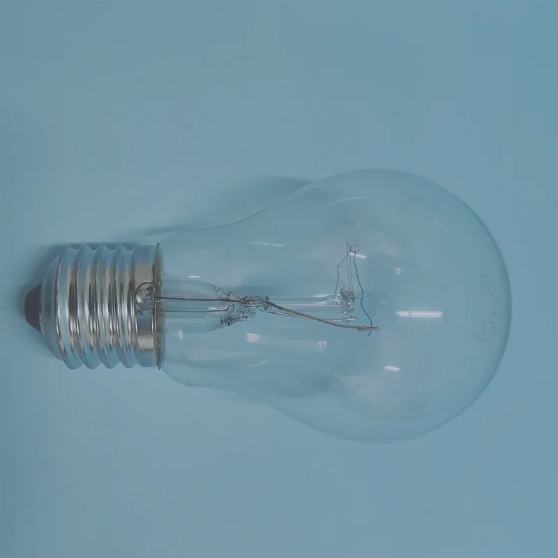 incandescent lamp glass bulb clear E27 B22  60w/75w/100w 220-240v 110v-130v