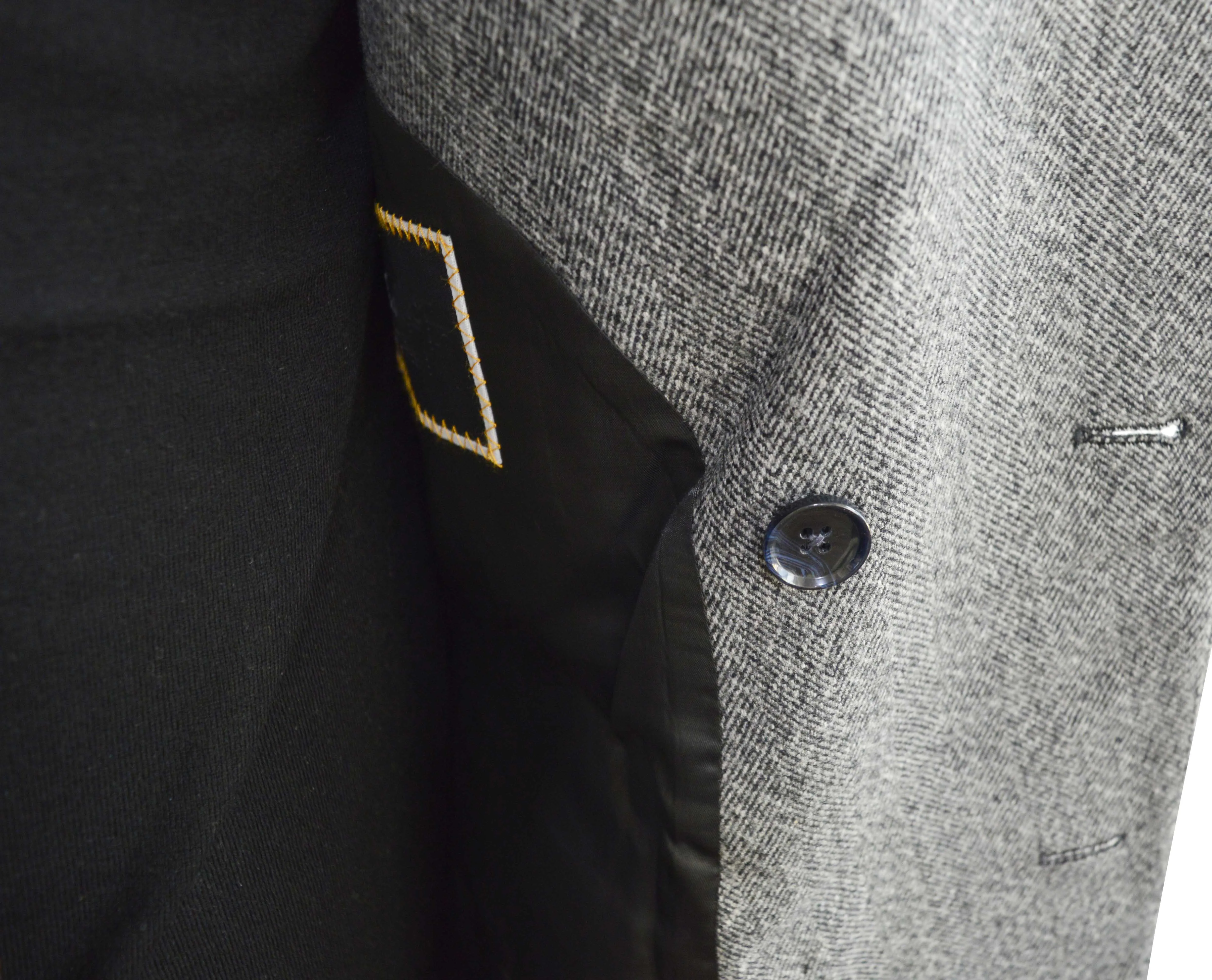 casual formal slim OEM MTM turkey linen casual notch single breasted patch pocket men coat