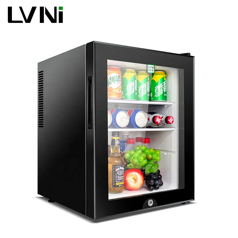 
LVNI 2017 высокопроизводительный домашний бесшумный 40L стеклянный дверной мини-бар Холодильник Холодильное оборудование 