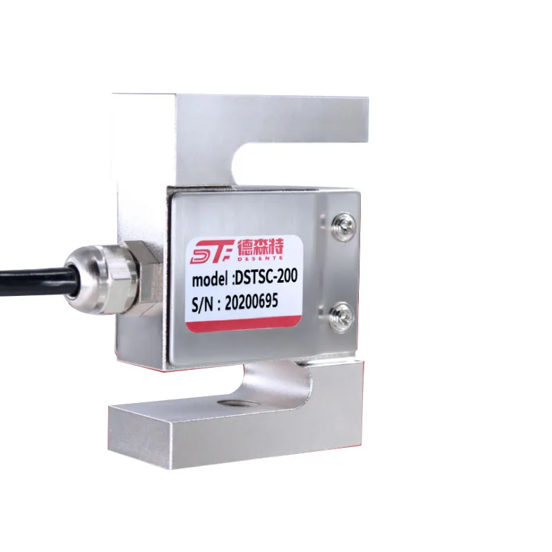 S-образный датчик нагрузки, датчик веса натяжения, датчик давления для крана с крючком, промышленный S-образный датчик, 1 тонна 5 тонн