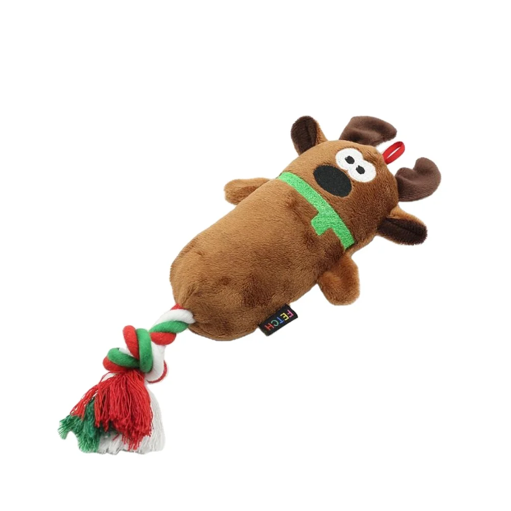 
Christmas moose squeaky dog toys 