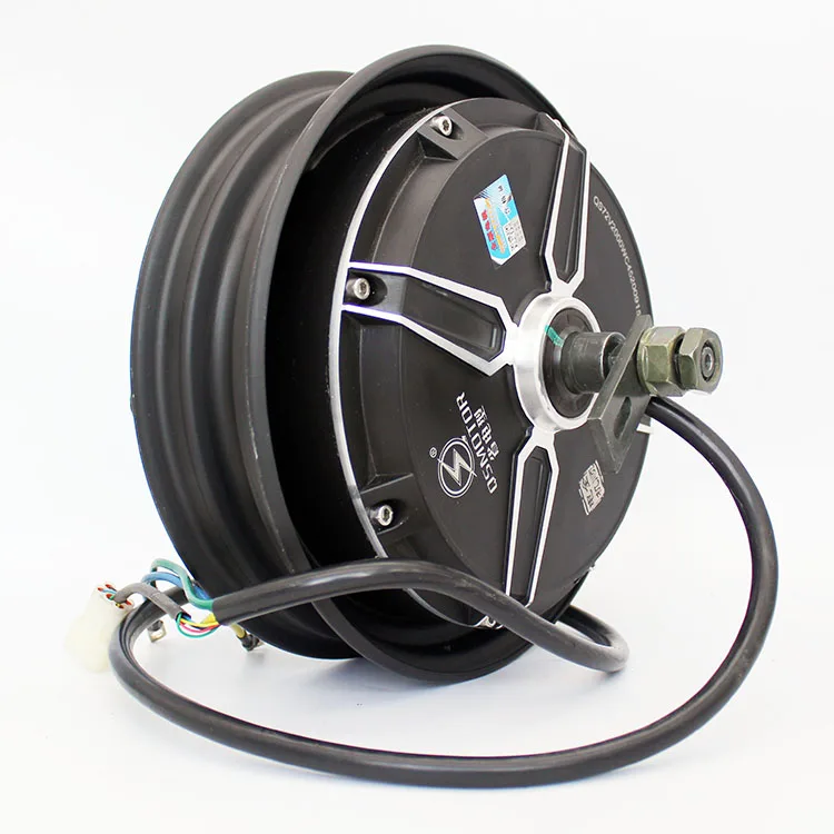  Колесном 10 дюймов 1500W60V-72V безщеточный мотор для центрального движения электрический скутер мотоцикла тормозной