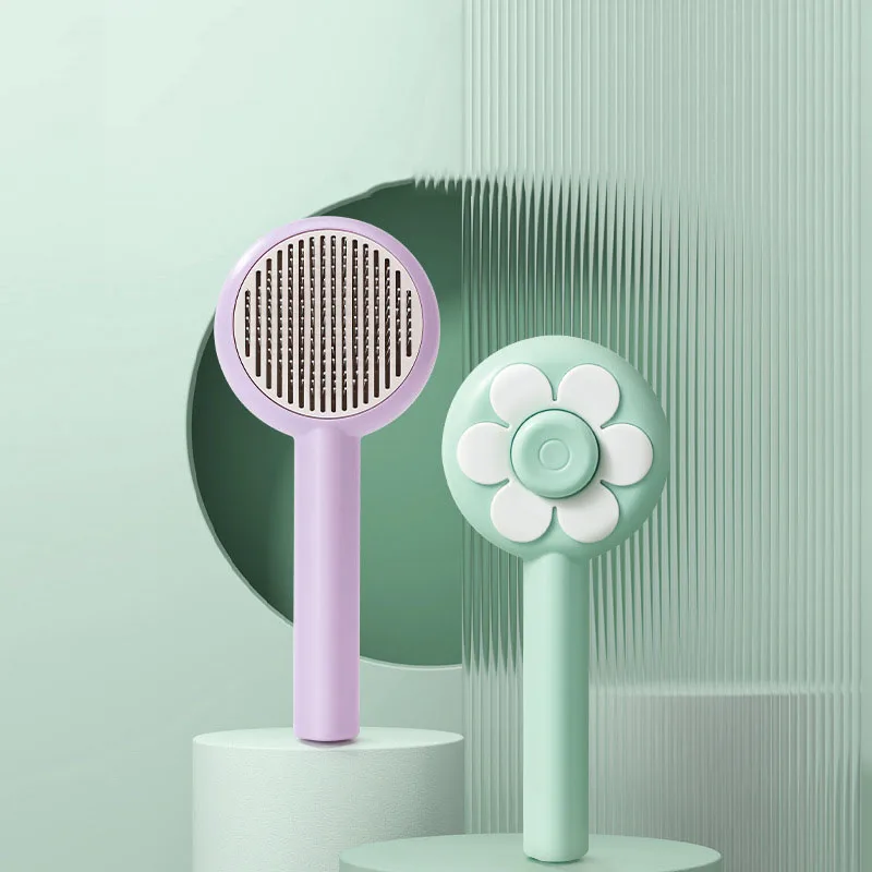Pet Self Cleaning Slicker Brush Self Cleaning Slicker Brush Cat Comb Pet For Pets With Long Or Short Hair