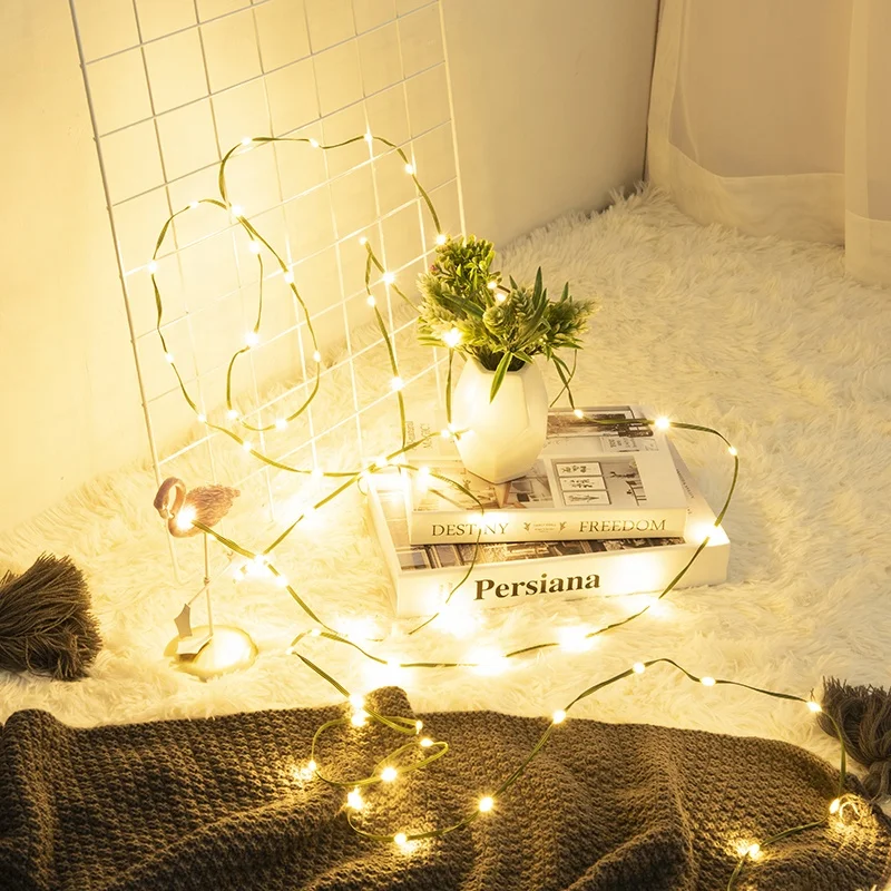 
Holiday Outdoor Led String Lights 180-240V Eu Plug Christmas Wedding Party Decorations 