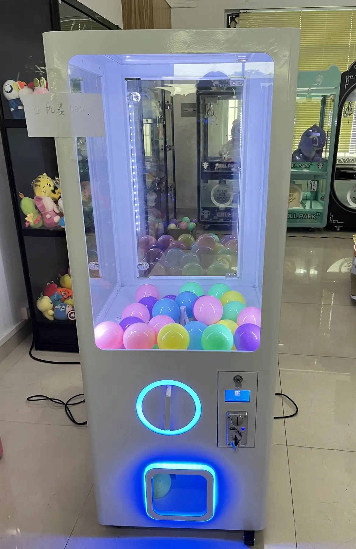 Playfun капсула для монет 100 мм большая игрушка простая в эксплуатации торговый автомат Gashapon