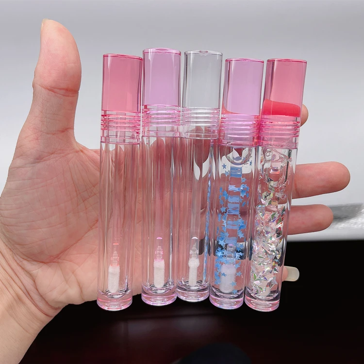2021 hot-Selling private label empty clear 10ml lip gloss tubes with wand