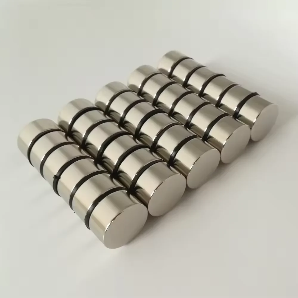 Gold Coating Disc N52 Magnet Strong Magnetic Cylindrical Strong Neodymium Magnet