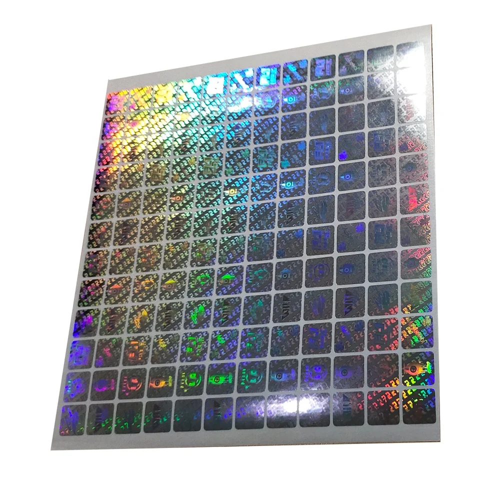 Custom Logo Hologram Adhesive Label Sticker Printing Holographic Logo Stickers Void Sticker Label Maker