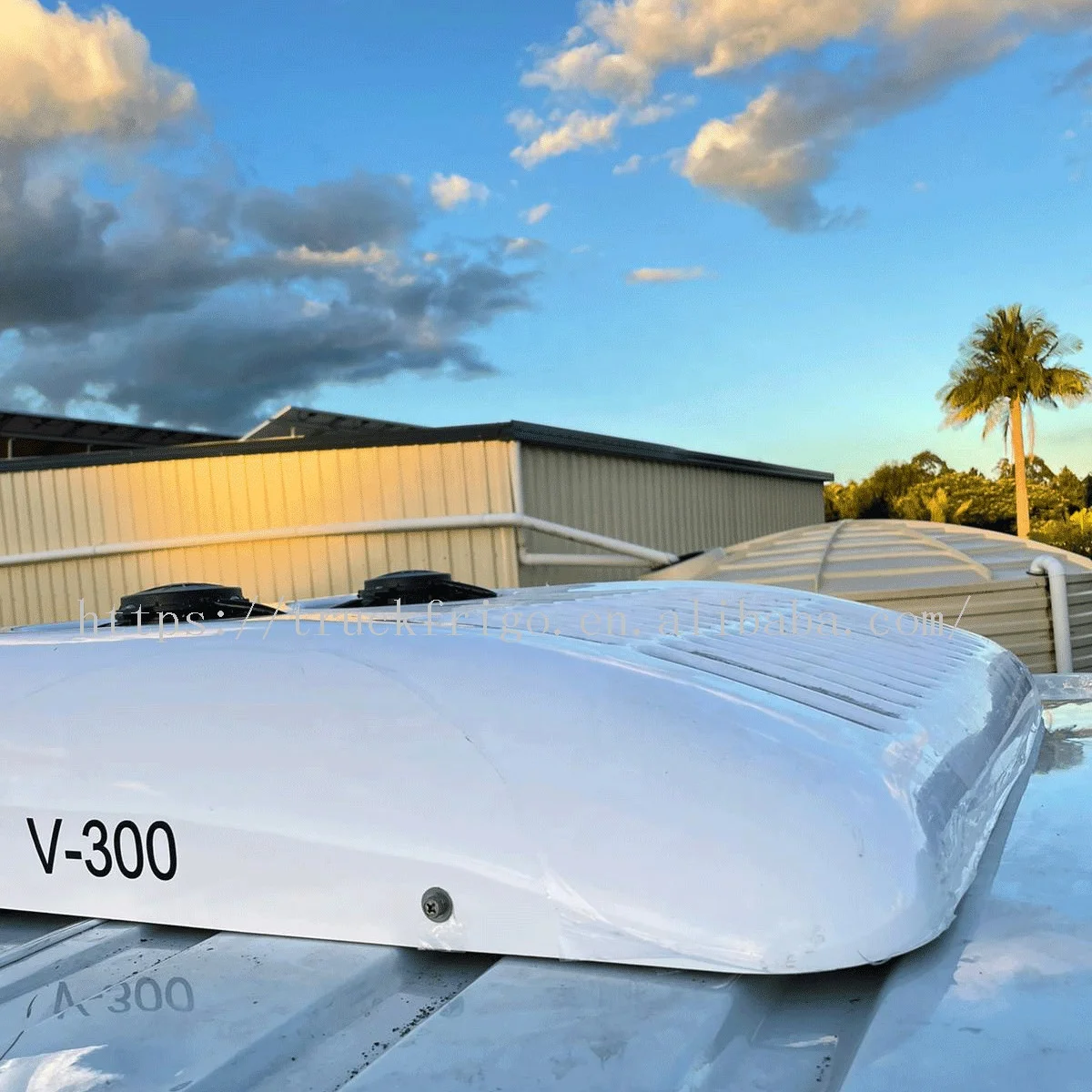 Direct engine drive dc12v/24v van refrigeration equipment van cooler unit for sale