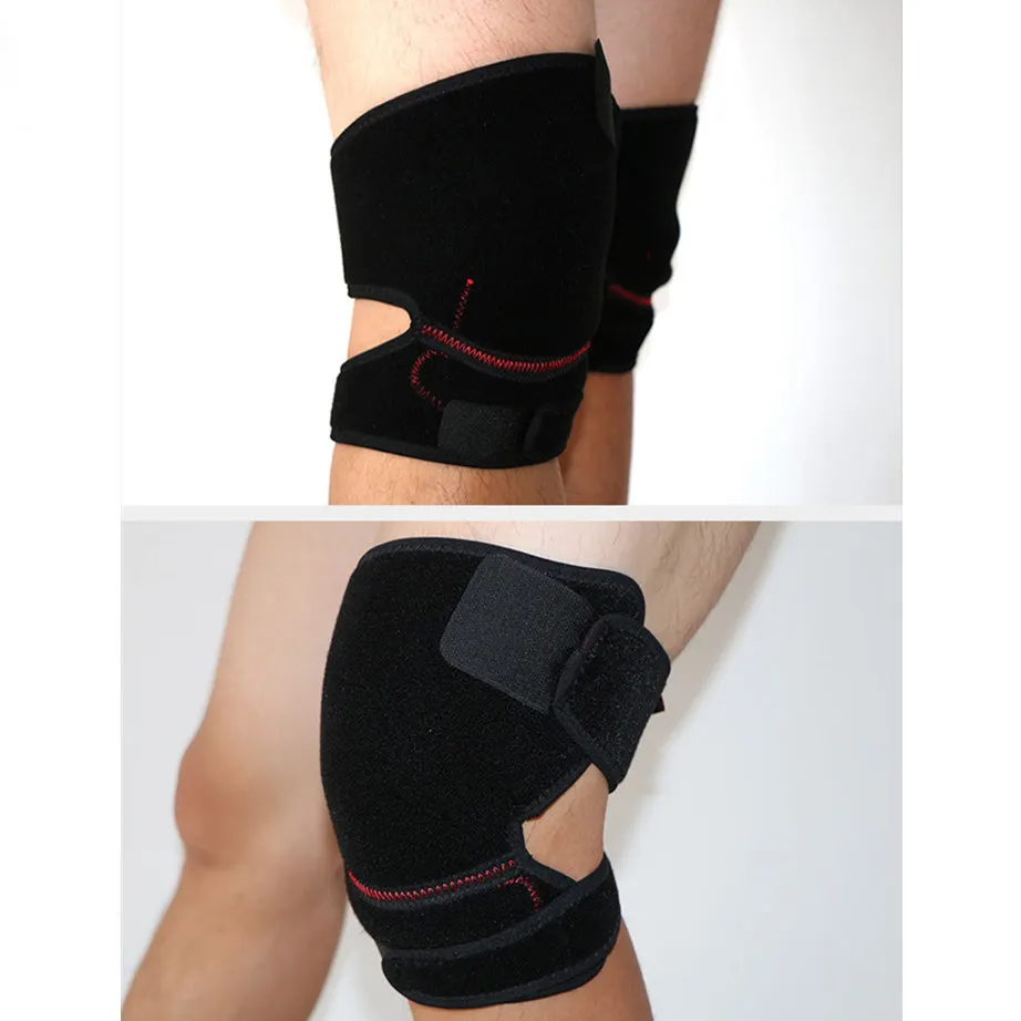 2019 New Design Dual Patella Strap Knee Brace for Osgood Schlatter Chondromalacia Meniscus Tear Arthritis Patellar Tendonitis