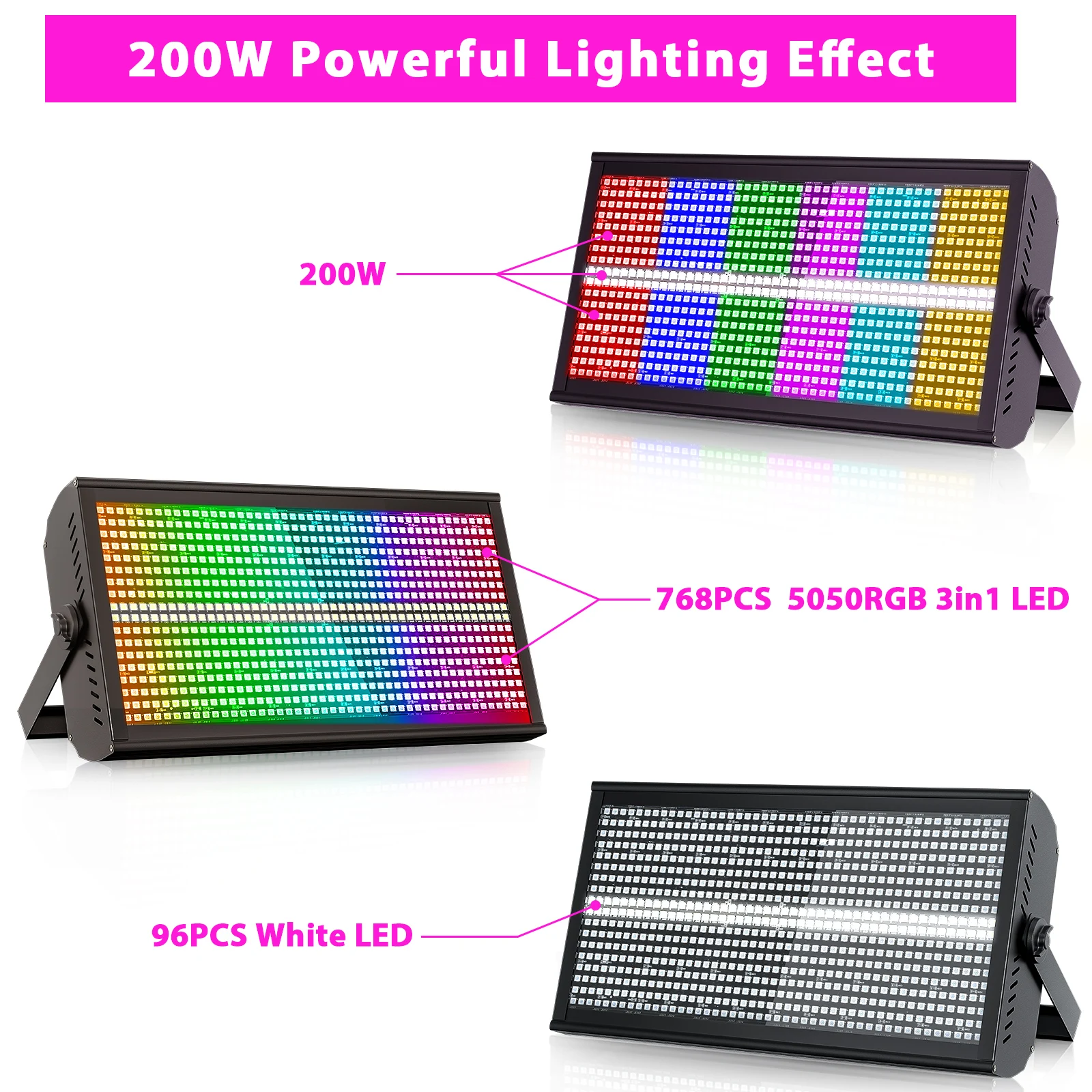 200W Led Wall Washer Downlight Adjust Hotel Lighting Rgbw Stage Disco Dj Wedding Bar Outdoor Building Wall Washer Light