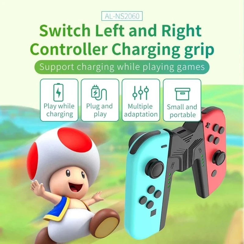 mini Charging Dock Grip with Type-C Port USB C For Nintendo Nintend Switch Charger Controller
