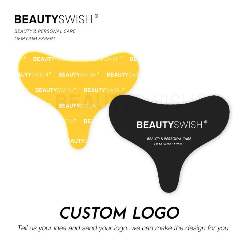 OEM Patch T shape Chest Mask Anti Wrinkle Soft Adhesive Reusable Silicone Chest Pad For Decollete