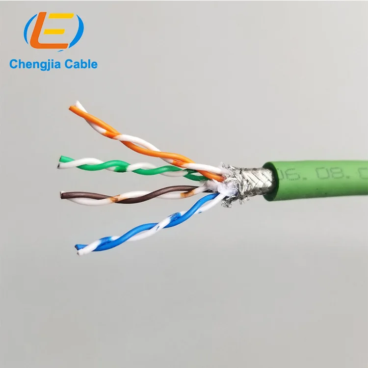 Rj45 8Pin X-Coded Male Female Waterproof Rj45 15M Cat 10 Ethernet Atex Certified Cable