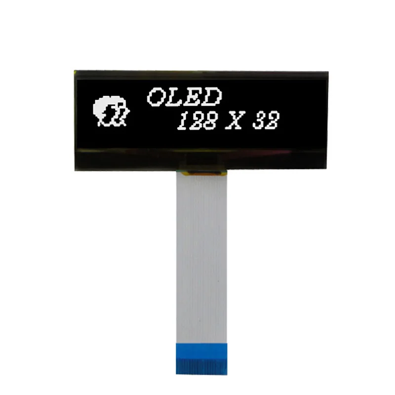 
OLED type 128x32 Graphic red transparent oled display LCD module SPI /I2C SSD1311 