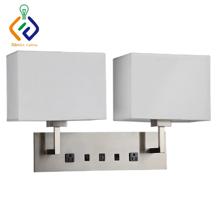 Lighting Wall Light Fixtures Headboard Sconce Lamparas De Pared Hotel Wall Lamp With Socket and Plug Cord