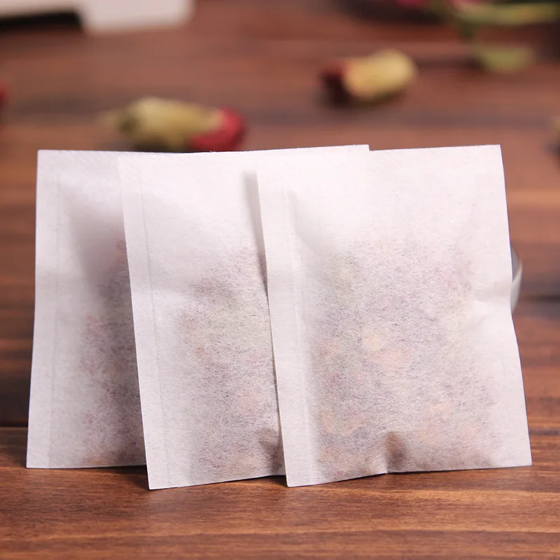 Wholesale Custom Size High Temperature Resistance Biodegradable Heat Seal Filter Paper Tea Bag