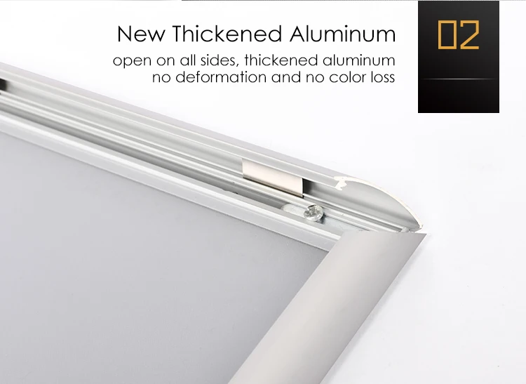 Factory Direct manufacturer  poster  frame for advertising aluminum snap frame