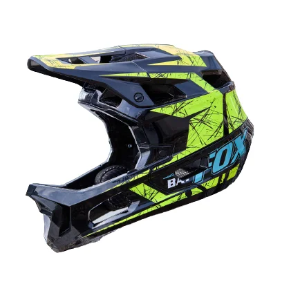 OEM&ODM New Design Full Face Helmet BMX Racing Enduro Downhill Mtb E-Scooter Off-Road Helmet With High Texture Gradient Color
