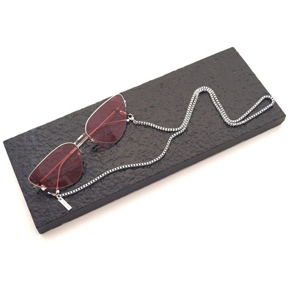 Customizable Wholesale Metal Eyeglass Chain Hanging Rope Box Chain Can Be Turned Into Necklace Simple Sunglasses Accessories