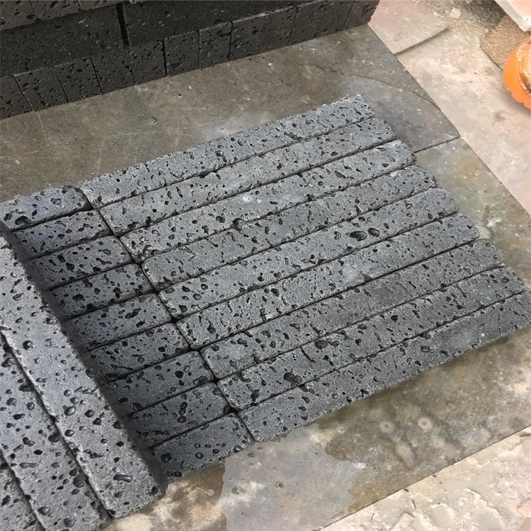 lava stone tiles andesite paving stone black basalt flooring pavers