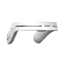 PGG Smart Neck Massager for Gifts 42 Degrees Hot Compress Ems Vibration Pulse 3 Pads Electric Heated Smart Neck Massage Device