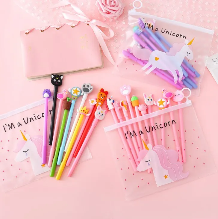 boligrafos gel pen  lapiceros cute pens kawaii pens