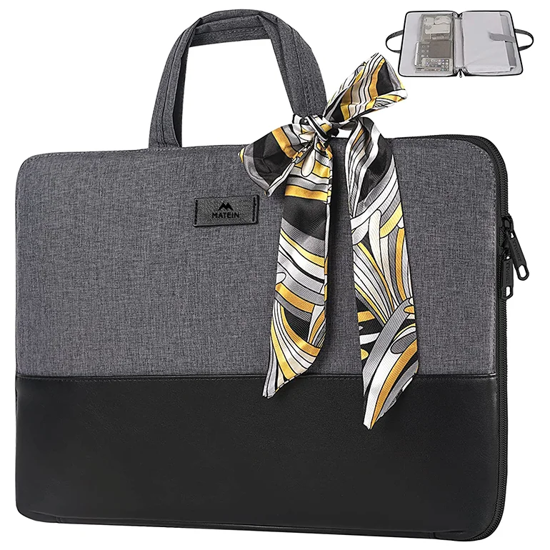 Womens Slim Laptop Bags for Computers Compatible with MacBook Pro HP Dell Asus Acer 15.6 Waterproof Laptop Bag