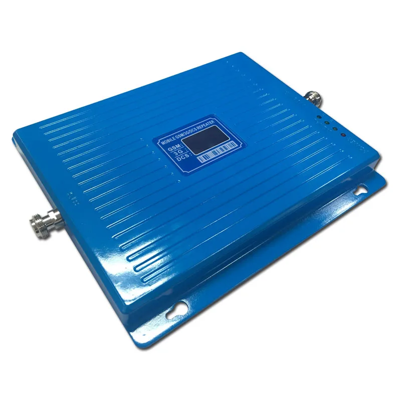 900MHz 1800MHz 2100MHz Triple Band 2g3g4g Mobile Signal Booster GSM W-CDMA LTE DCS Repeater with Screen Display