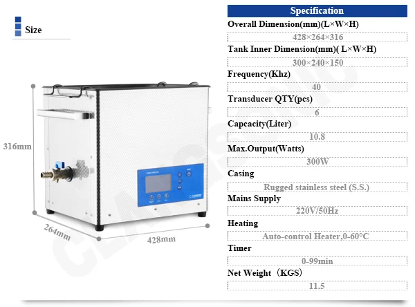 
mini digital ultrasonic cleaner washer machine for watches jewelry eyeglasses 