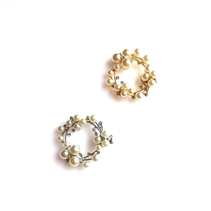 
 Оптовая продажа, овальные жемчужные зажимы для обуви со стразами для свадебной обуви  