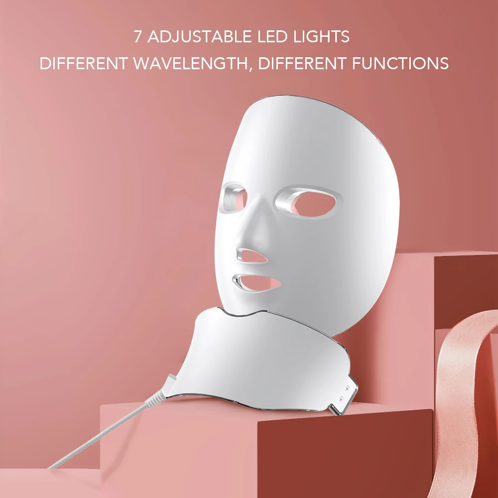 OstarBeauty Skin Care Light Therapy Rejuvenation Led Mask Face And Neck Led Light Therapy Sheikd Mask Near-Infrared Treatment