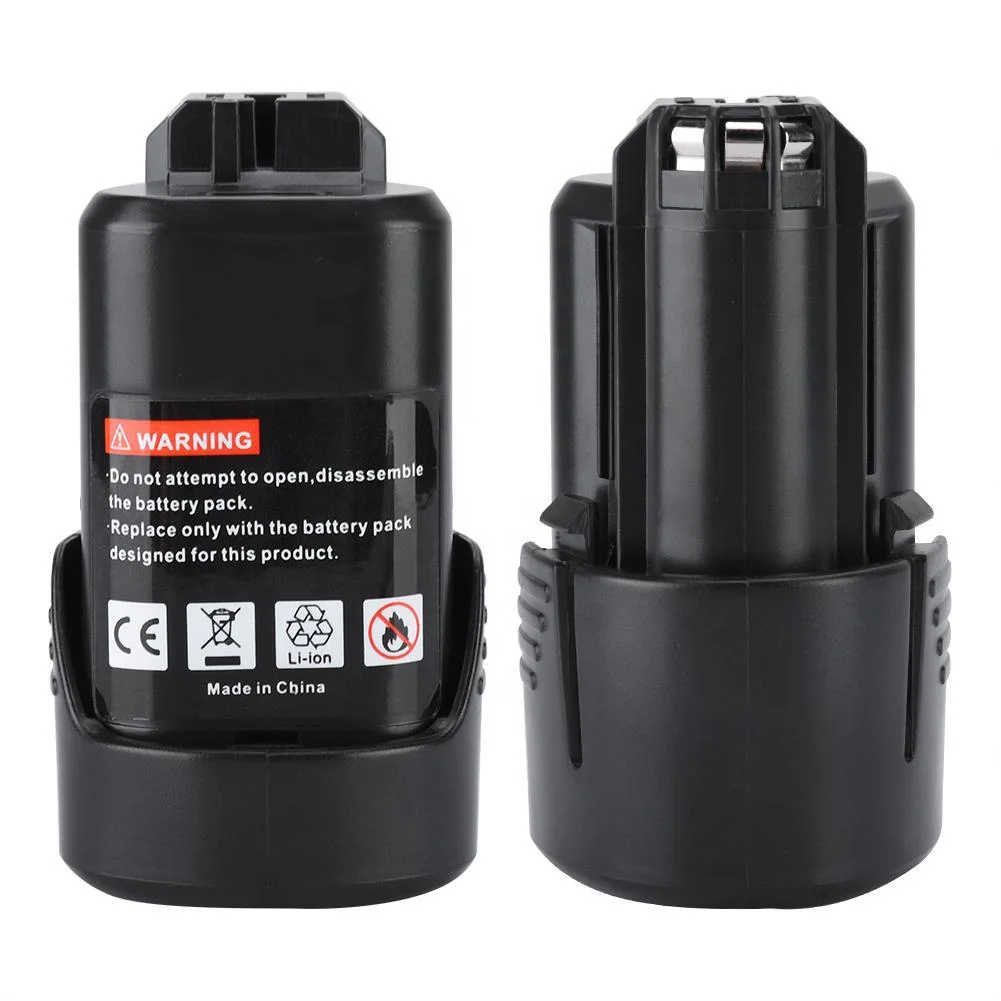 12V/10.8V 6.0Ah 5.0Ah Lithium-Ion Tools Battery for Bosch Cordless Tools GSC10.8V-LI GSR120- Li BAT411  BAT412 BAT414