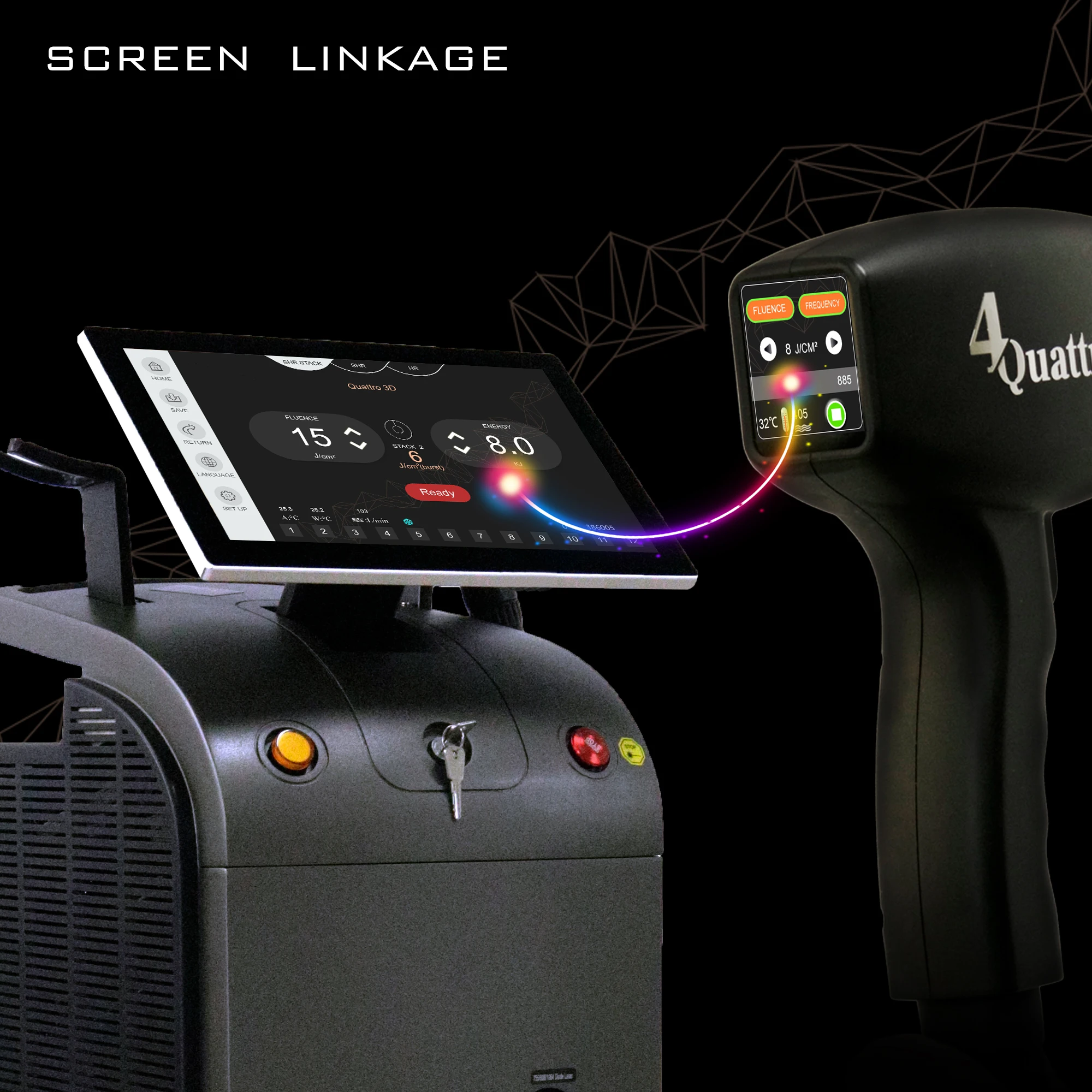 KM aesthetic medicine 755nm 808nm 1064nm laser hair 808 machine 755/808/1064nm diode laser hair removal laser titanium