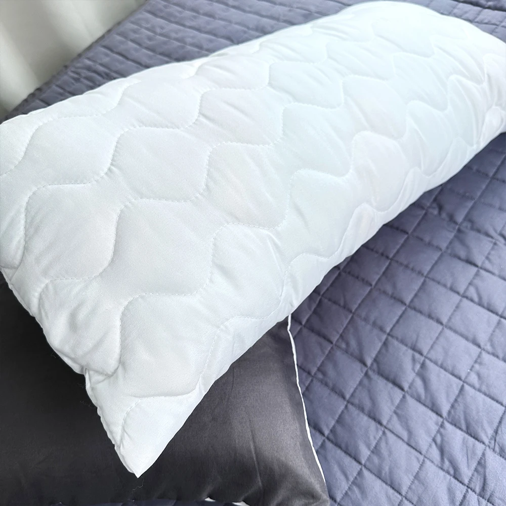 Wholesale 100% Cotton Down Proof Fabric Pillow Polyester Filler Hotel Collection Bed Pillows For Sleeping