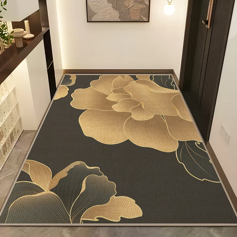 Water Absorbent Non-Slip Rubber Rugs Factory Custom   hallway door mat