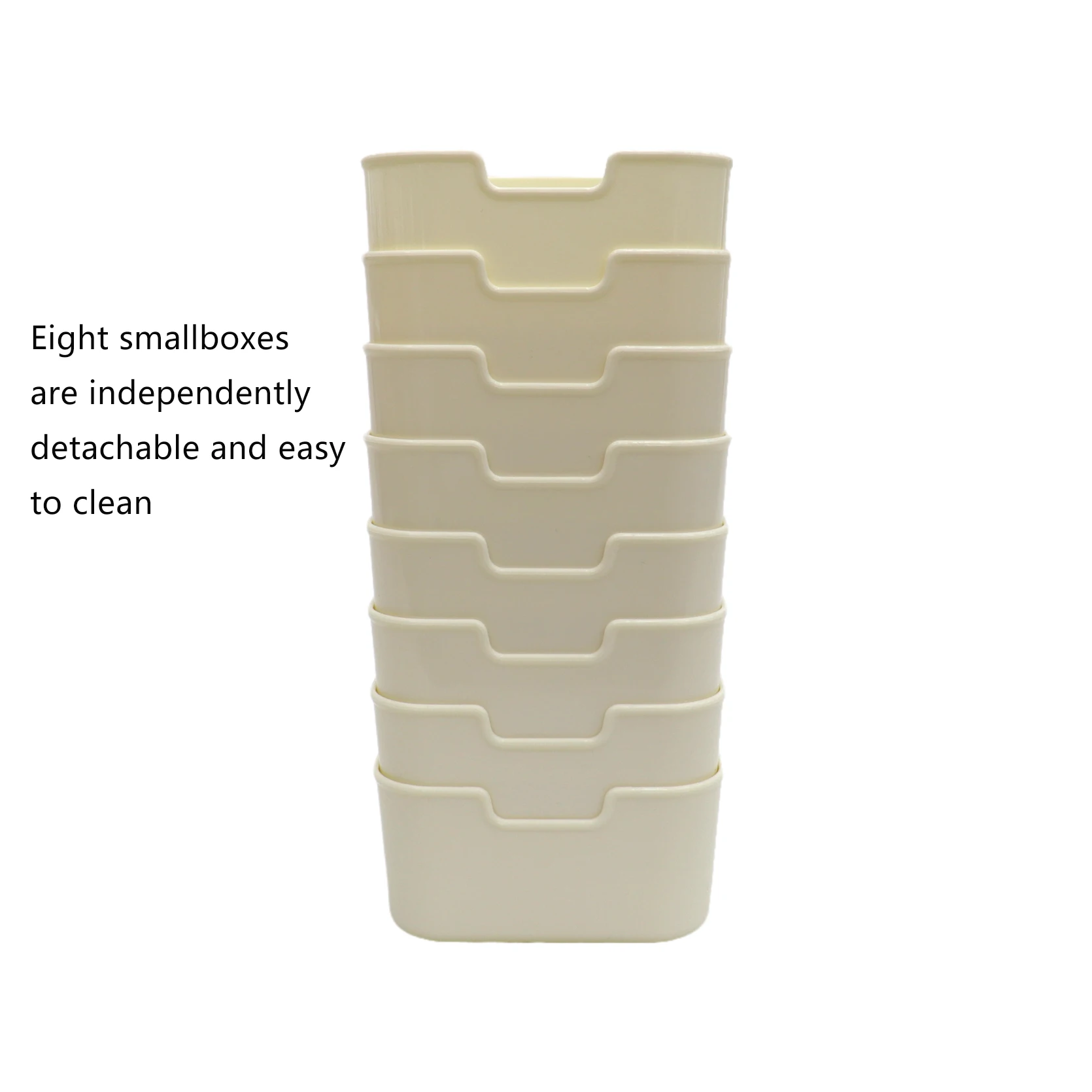 2024 High Quality 8 Compartment Reusable Plastic Lunch Box Food Containers With Transparent Lid