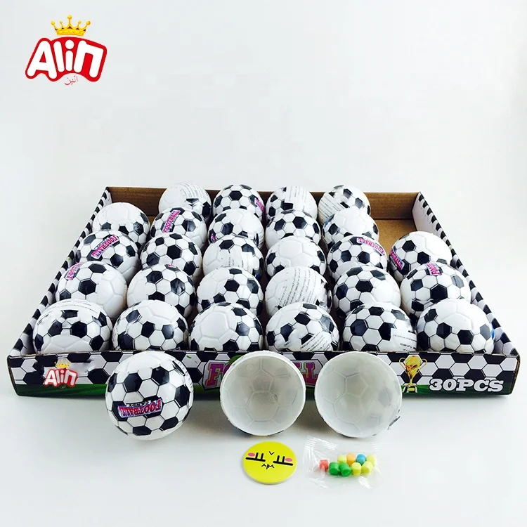 Мультяшная мини-футбольная игрушка сюрприз яйцо мини конфеты игрушка конфеты