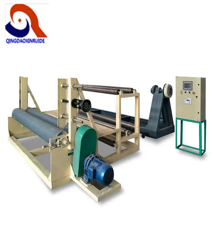 Tarpaulin Cloth Fabric Automatic Rewinding Slitting Dotting Machine