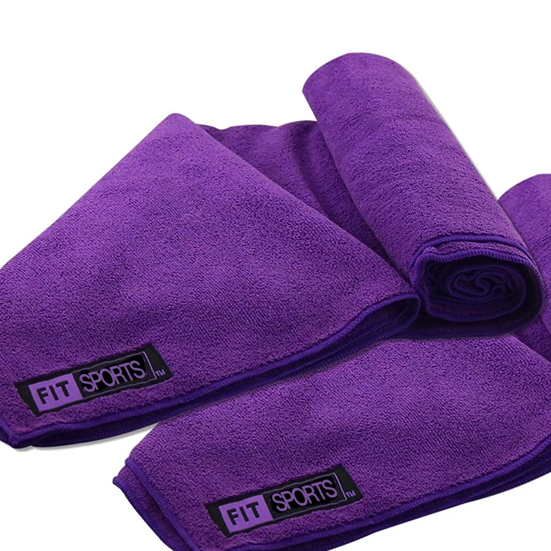 Silver ion anti bacterial towel Custom Soft printed nano silver towels microfiber travel towel