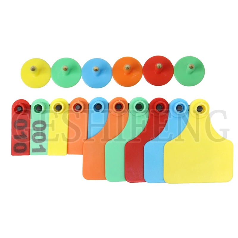 Poultry  Number Ear Tag  Signs with the  Farm Animal Identification Card Label Goat/Pig/Cattle/Rabbit Ear Tag