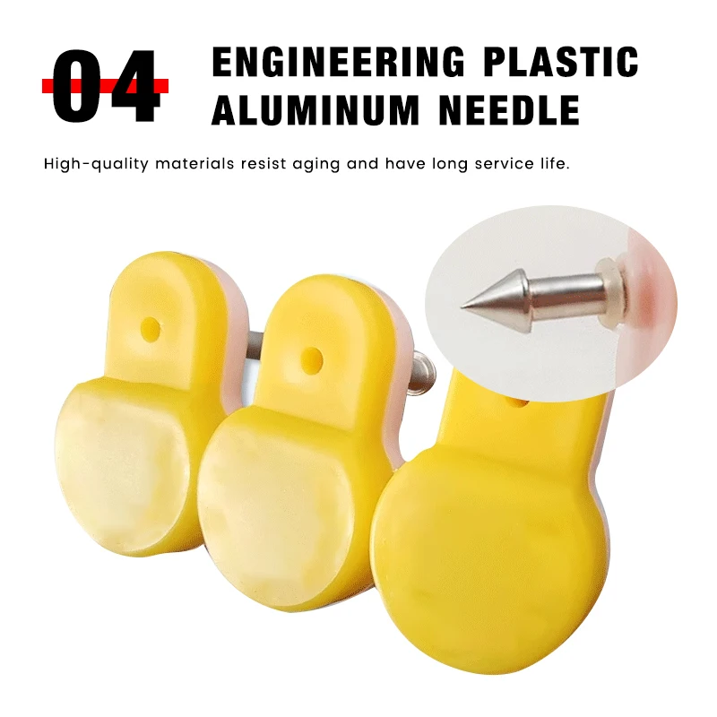 500 Pcs Sheep Temperature Sensing Ear Tag Animal Earmark Automatic Fever Measurement Cattle Fever Heating Ear Label Farm Marker