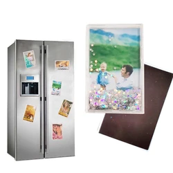 Quicksand Floating Shaking Glitter Liquid Magnetic 2x3 Mini Photo Frame Fujifilm Instax Mini Film Picture Frame