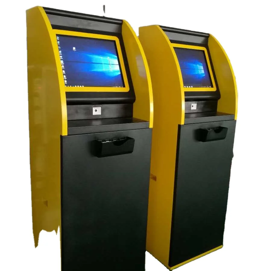 self service payment kiosk with ATM ,bill,printing photo booth,card reader,ticket vending machine