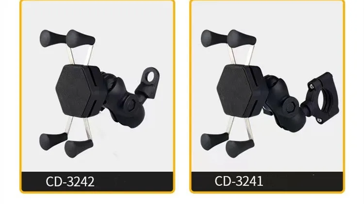 Wholesale Motorcycle mobile phone holder electric bike modified USB charger mirror seat adjustable mobile phone holder