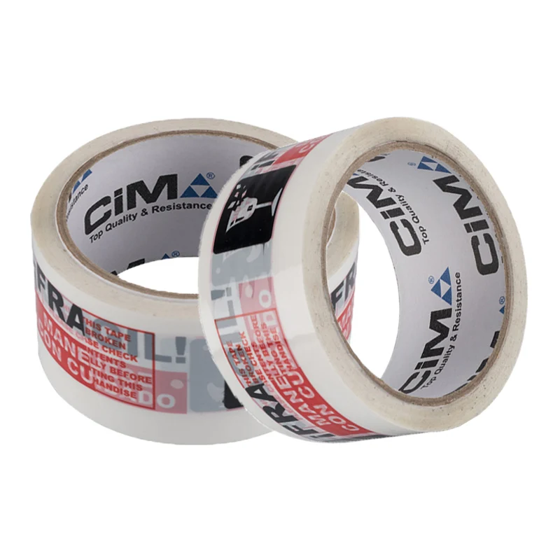 2021magnetic eyelash Packing Seal Bopp Carton Printed Logo Adhesive Easy Customized Opp Packaging tape