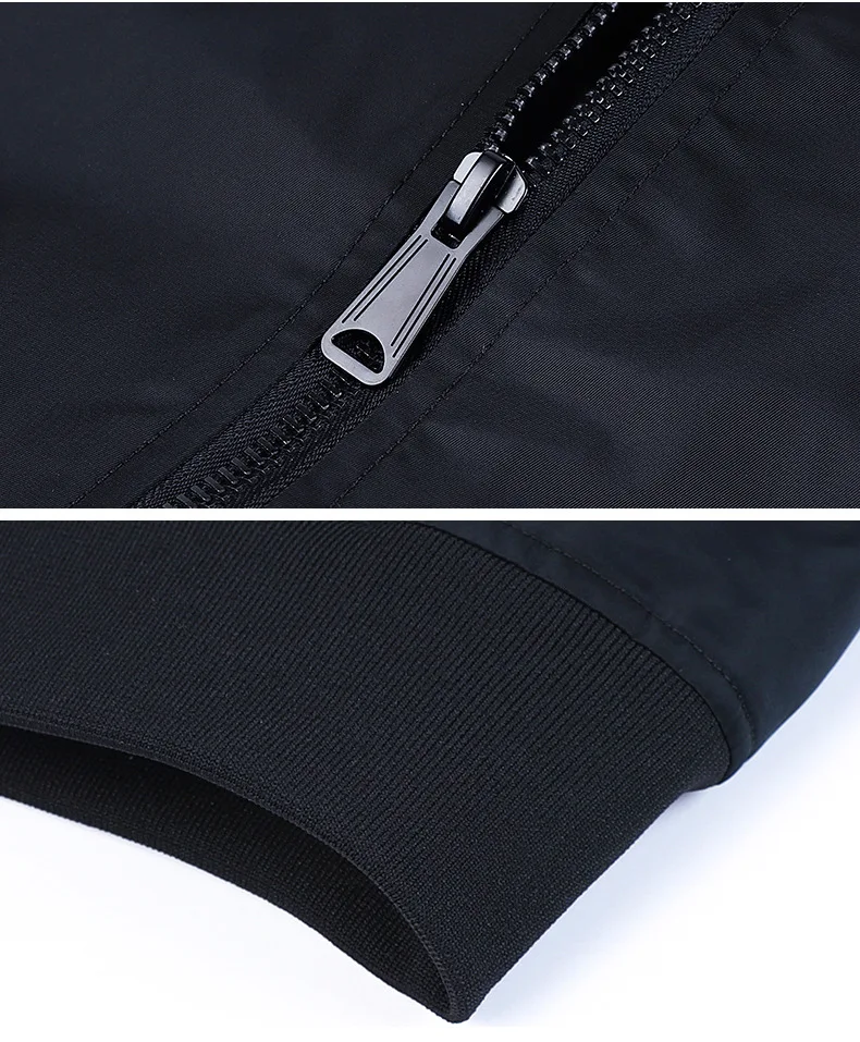 
casual stylish wholesale custom logo winter bomber windbreaker jacket men 