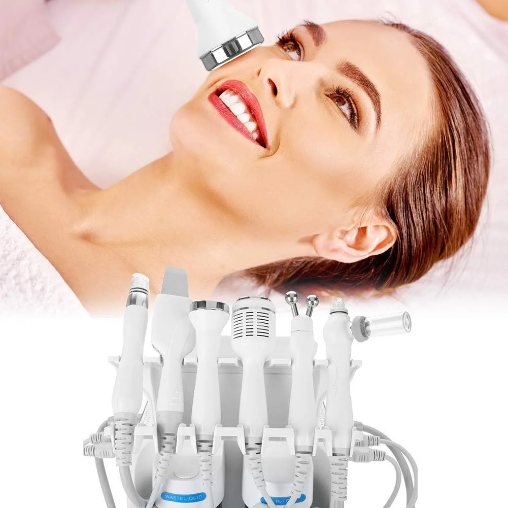 Нано-спрей IFINE Beauty 7 в 1 кислородный пистолет для глубокого очищения лица устройство микродермабразии очистки и против морщин
